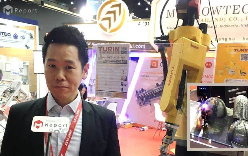 MYGROWTECH (THAILAND) ดึง TURIN Robot เปิดตัวในงานเมทัลเล็กซ์ 2020